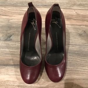 Giuseppe Zanotti 38.5 Brown Leather Heel